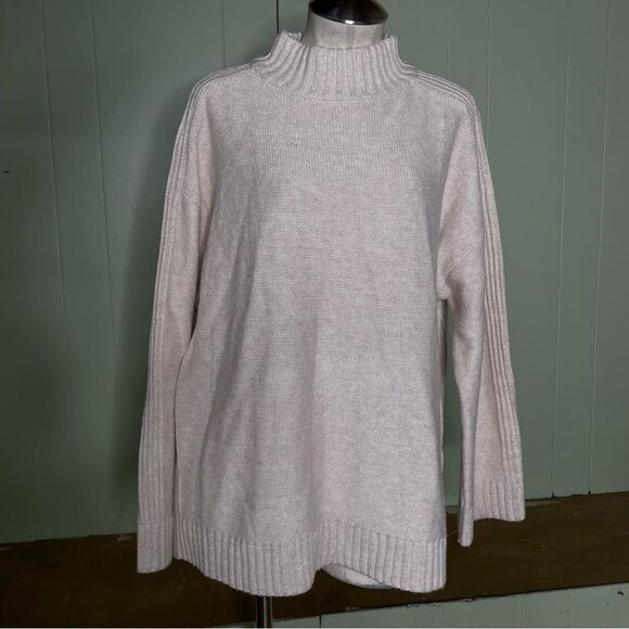 Haven‎ Well Within Cotton Blend Mock Neck Sweater XL - Picture 1 of 7